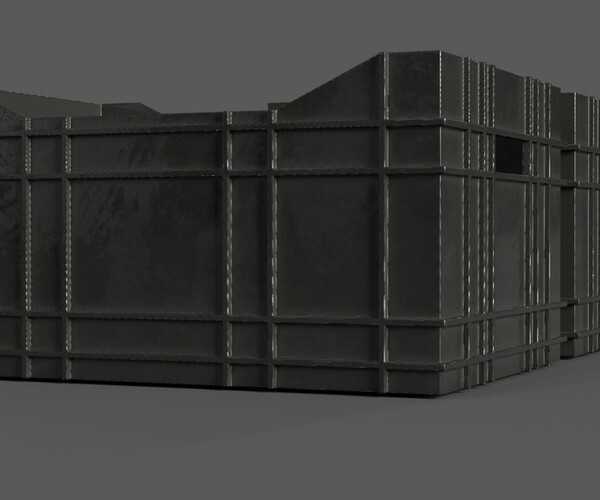 ArtStation - Lowpoly Plastic Box | Game Assets