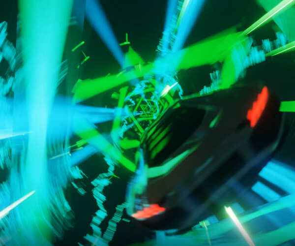 ArtStation - Retro Sci Fi Synthwave Loop "Space Time Dimensional ...