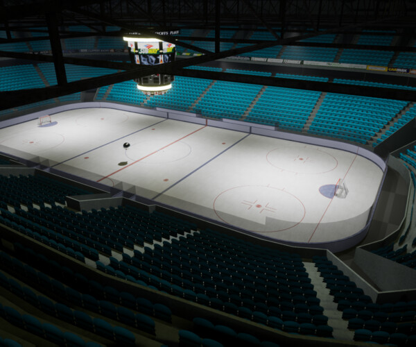 ArtStation - Ice Hockey Stadium | Game Assets