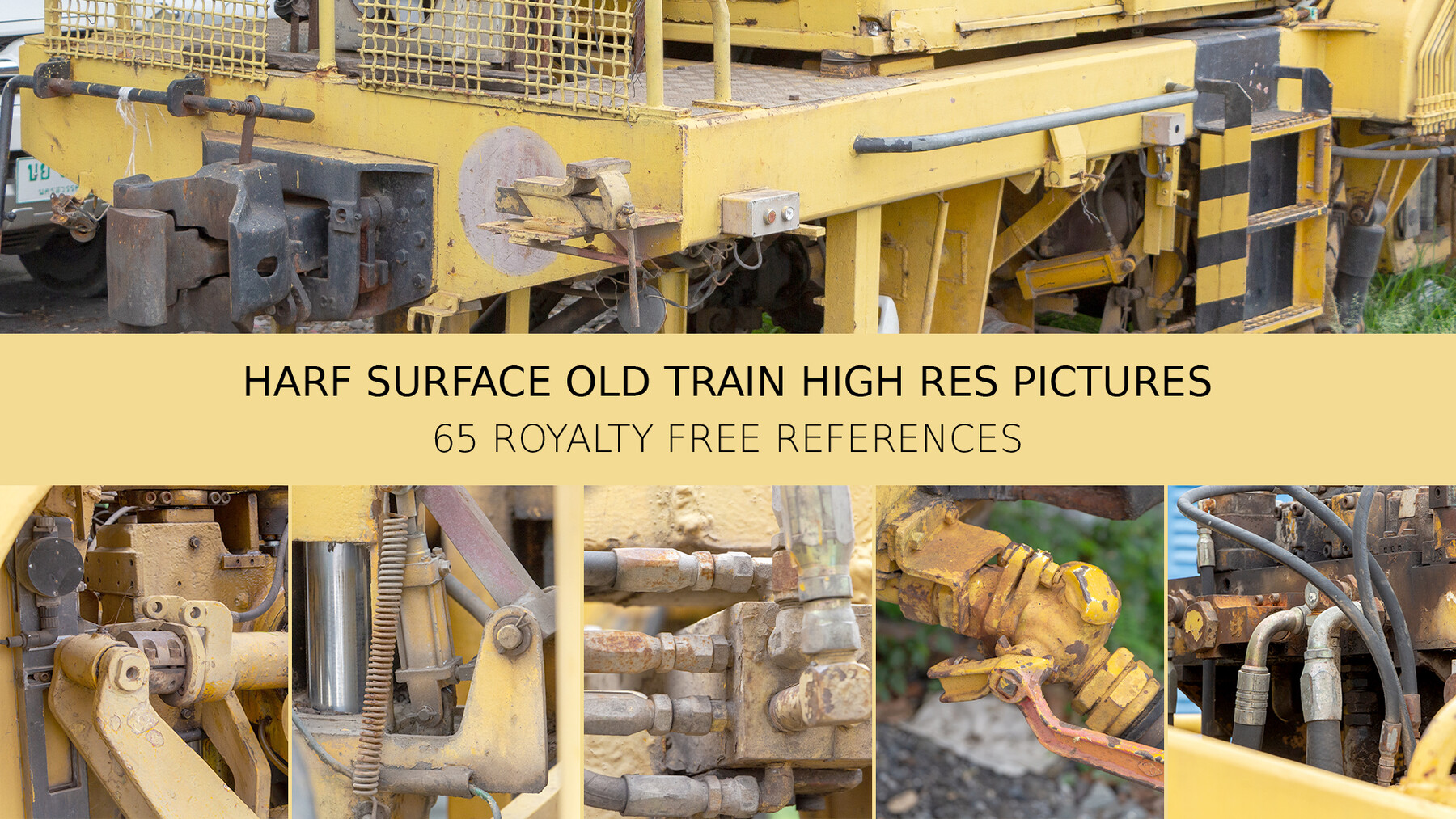 ArtStation - Reference Pack - Hard Surface Old Train | Resources