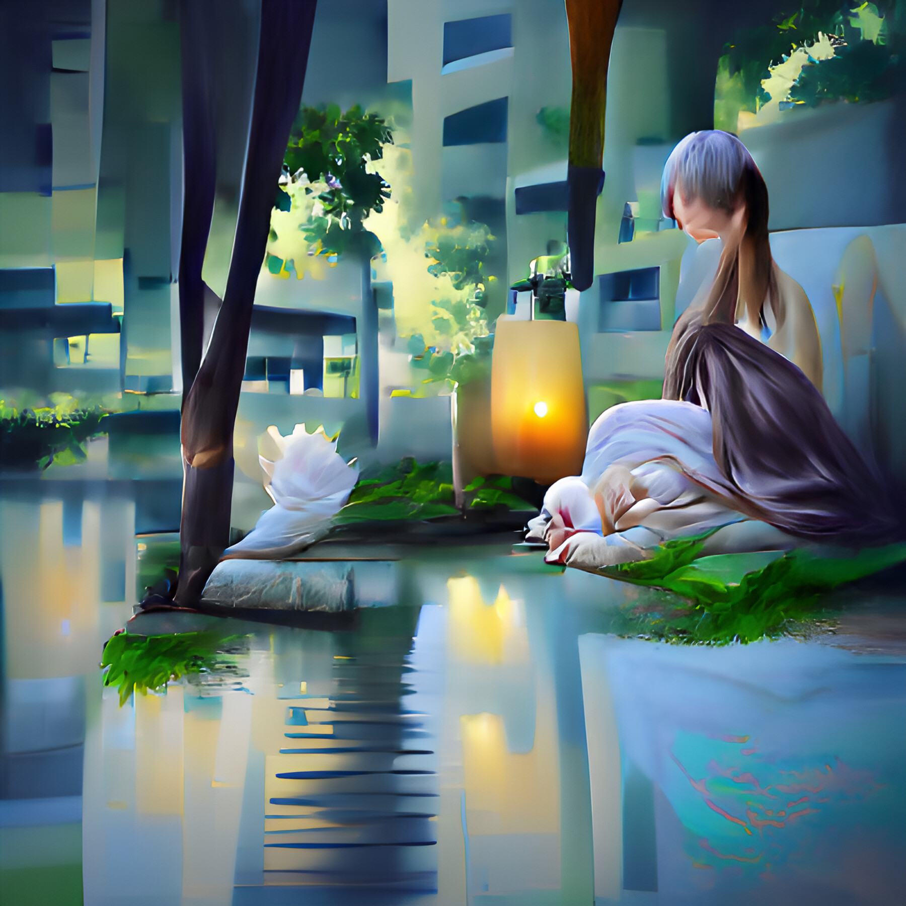 ArtStation - Meditation Garden | Artworks