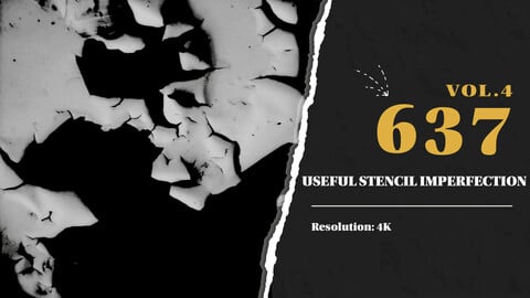 MEGA PACK --- 637 High Quality Useful Stencil Imperfection (9 Categories) vol.4