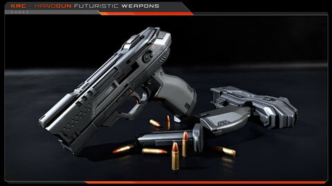 KRC HandGUN - Futuristic Weapon