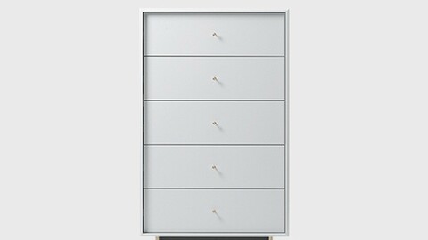 Modernus 5-tier chest of drawers