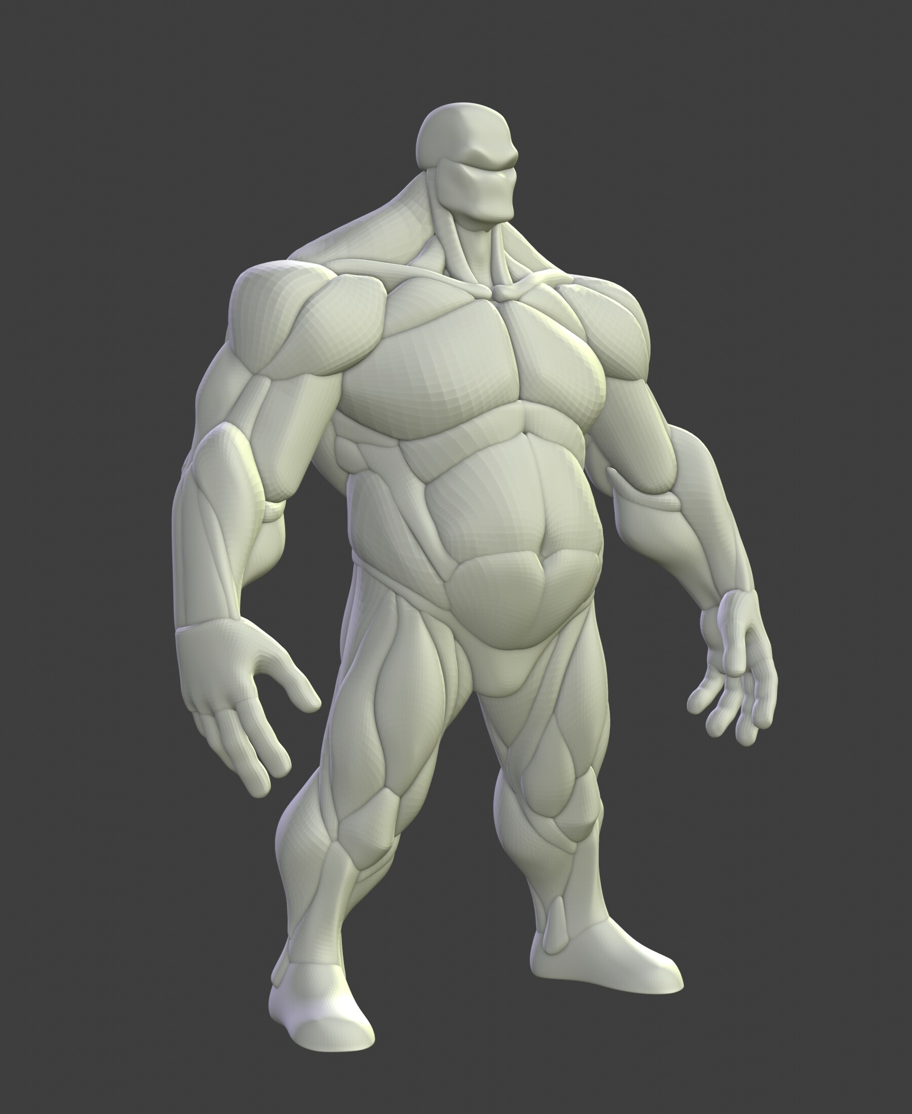 ArtStation - Stylized Heavy Anatomy Blockout | Resources