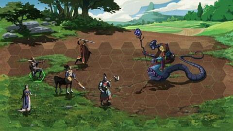 2D Art - Battle background for RPG, JRPG, TBS, D&D