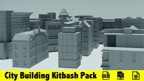 City Building Kitbash Pack Vol.01
