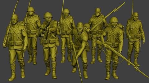 Japanese soldier ww2 J1 Pack2