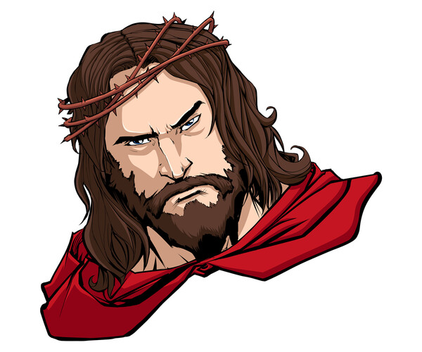 ArtStation - Jesus Superhero Portrait | Artworks