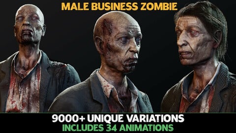 Zombie - Business Suit [UE4] [UE5]