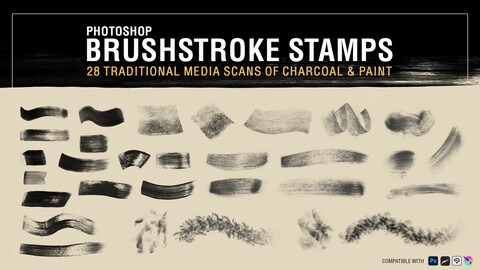 Brushstroke Stamps