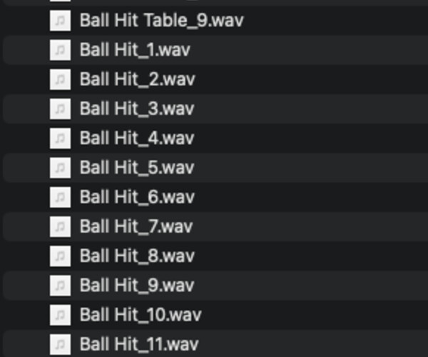 ArtStation Billiard Sound Effects Game Assets