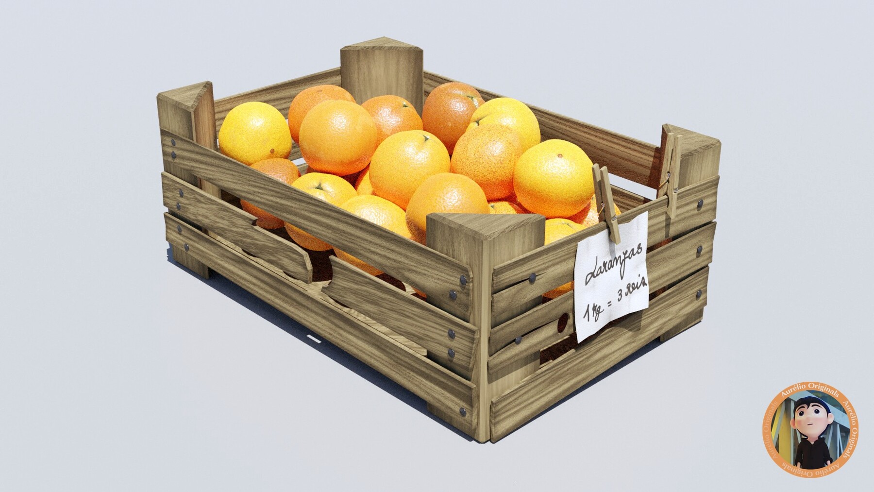 ArtStation Oranges Box Resources