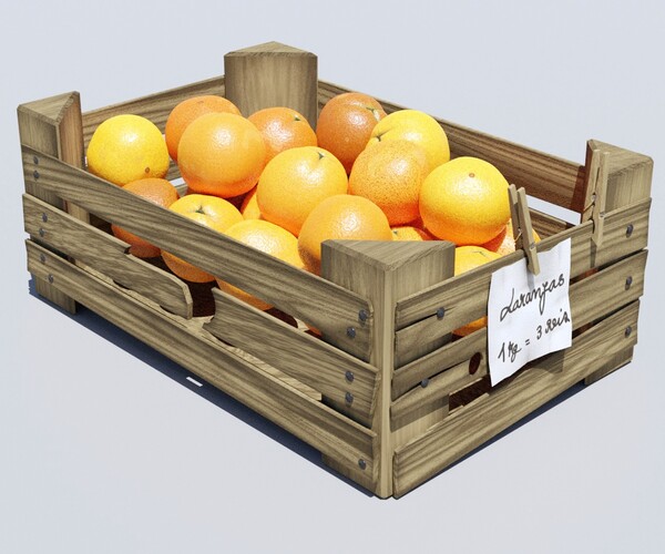 ArtStation Oranges Box Resources
