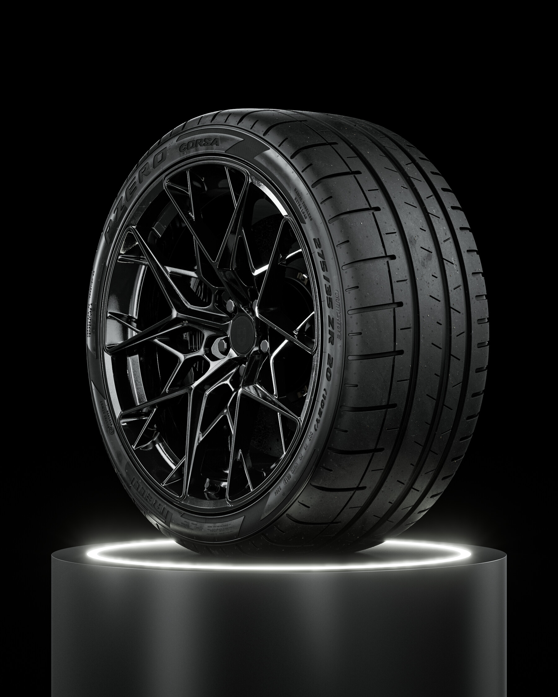 Pirelli P ZERO™ Corsa (PZC4) • 275/35 ZR20 (102Y) (Real World Details)