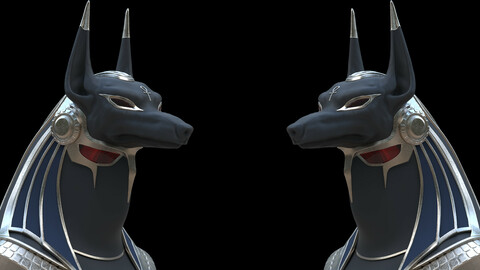 Anubis Helmet II - 3D printing