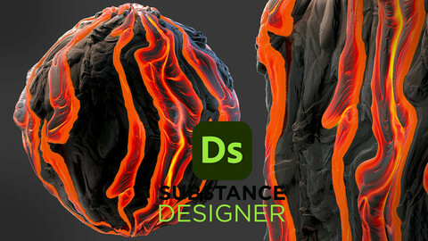 Stylized Lava - Substance 3D Designer