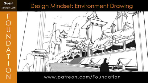 Foundation Art Group - Design Mindset: Environment Drawing with Keshan Lam