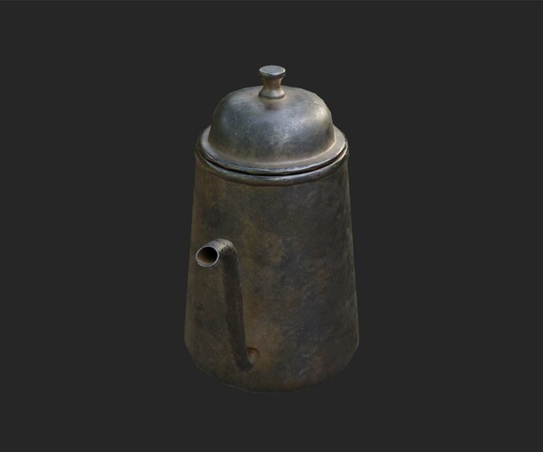 ArtStation coffee pot Game Assets