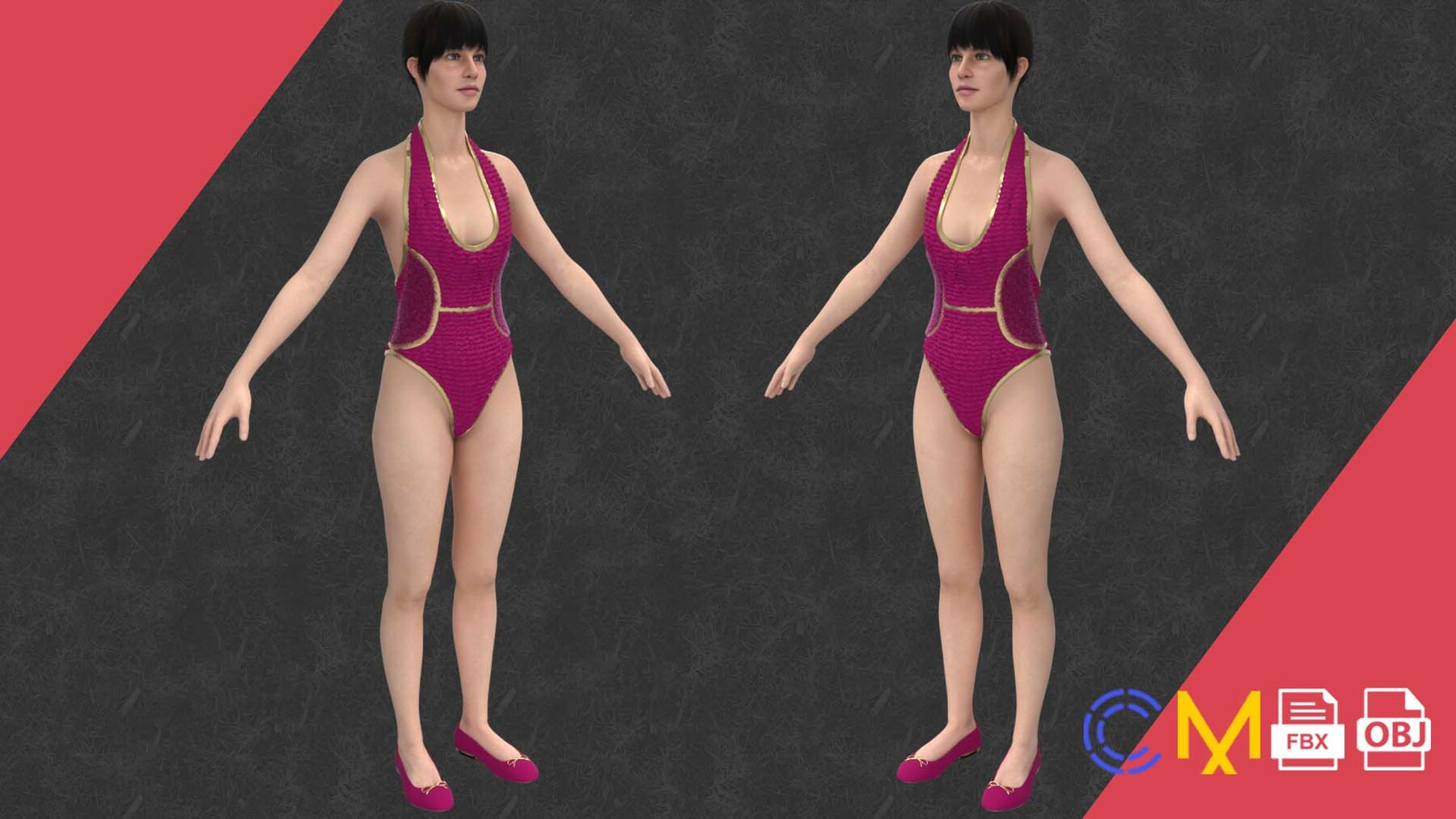 Artstation Outfit Female Marvelous Designer And Clo3d Game Assets