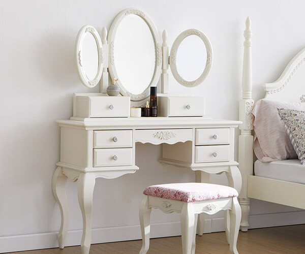 ArtStation Queen Anne Classic Dressing Table Resources