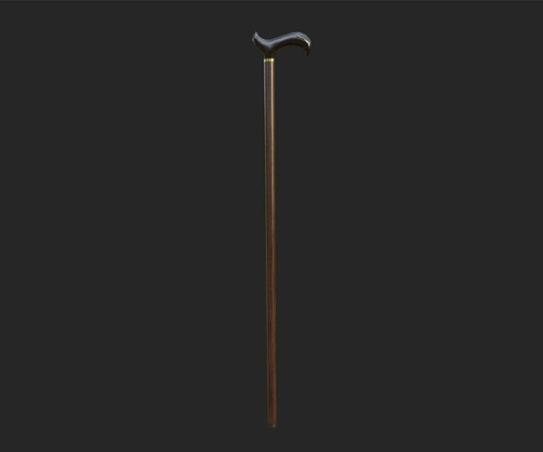 Artstation - Wood Walking Stick 