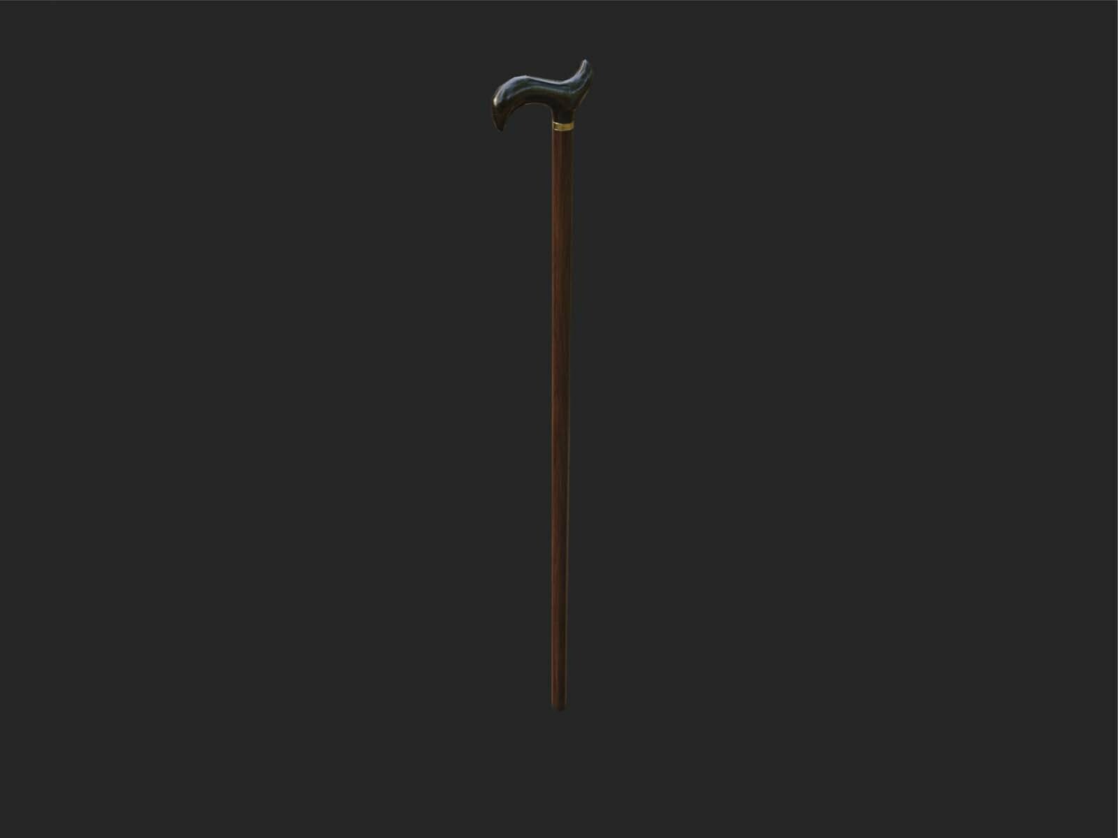 ArtStation - wood walking stick | Game Assets