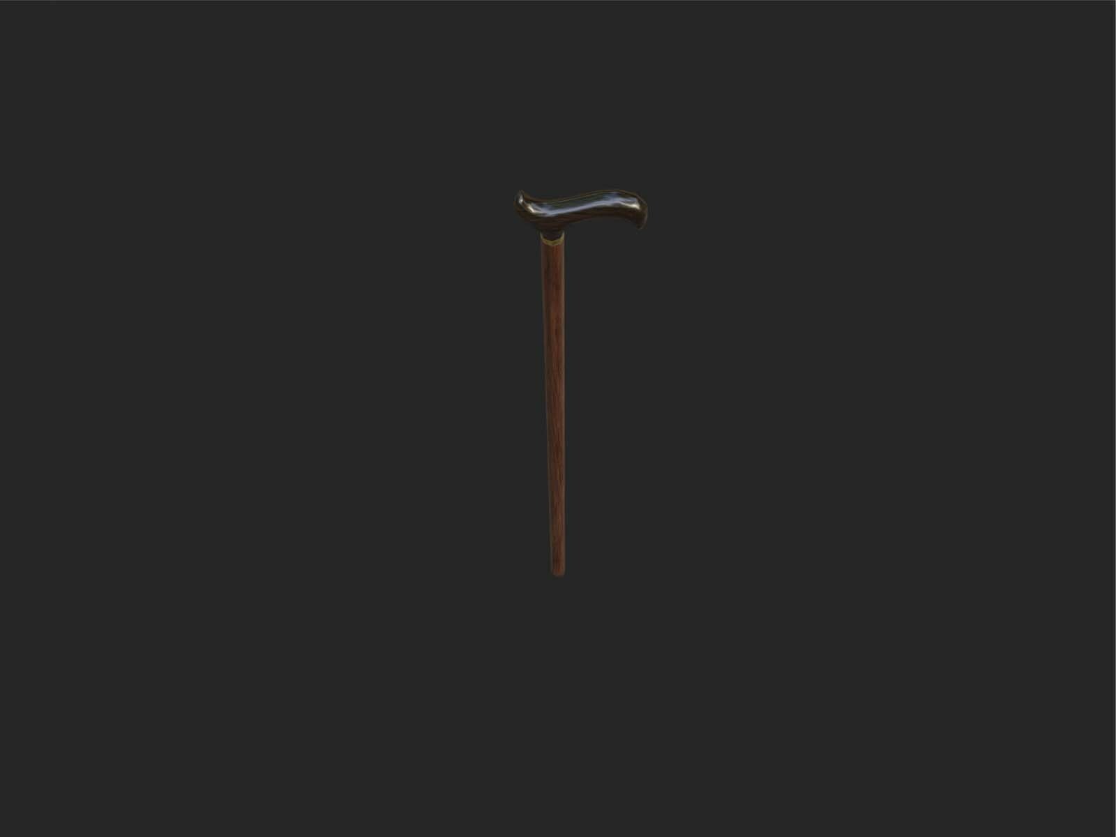 ArtStation - wood walking stick | Game Assets