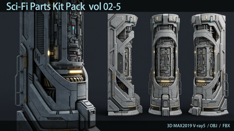 Sci-Fi Parts Kit Pack vol 02-5