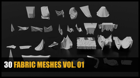 30 Fabric Meshes Vol.1