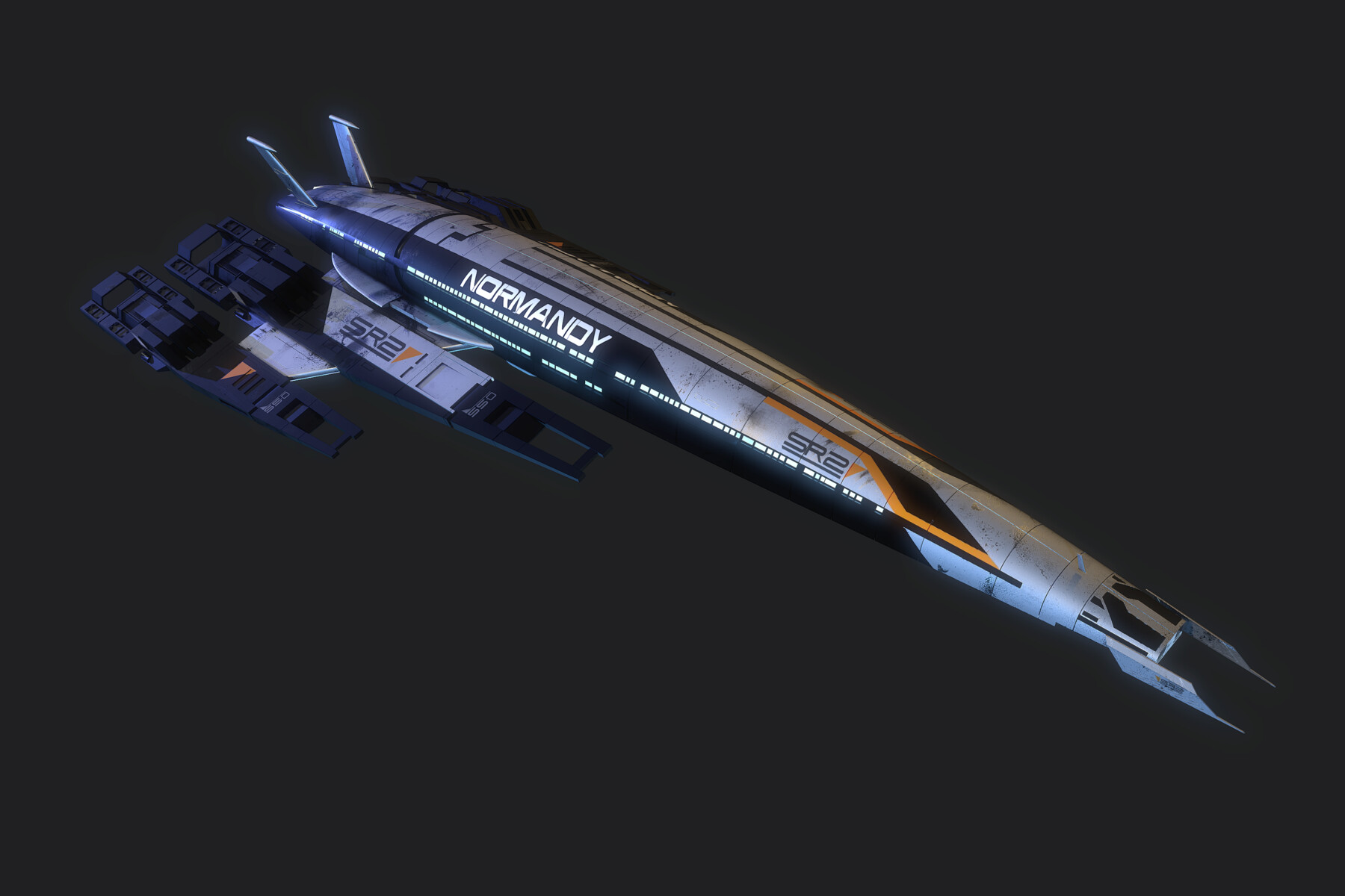 ArtStation - Normandy SR-2 Mass Effect | Resources