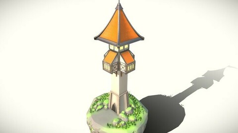 Tower / Watchtower on Island (LP) ( Stylized )