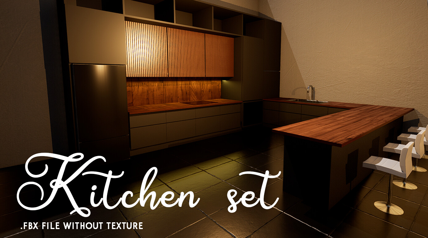 ArtStation - Kitchen set | Game Assets