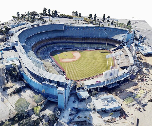 Dodger Stadium 3D model - Architecture on 3DModels