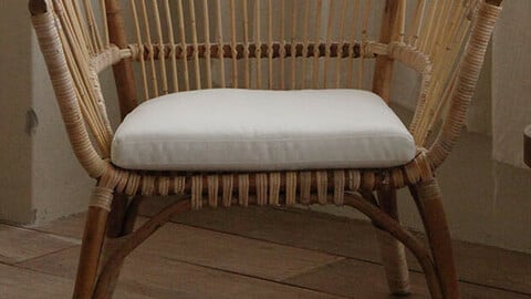 Rattan 1 seats sofa