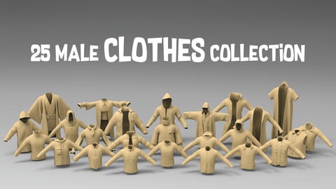 25 male clothes  collection