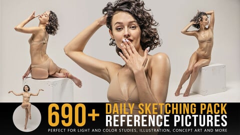 690+ Daily Sketching Reference Pictures