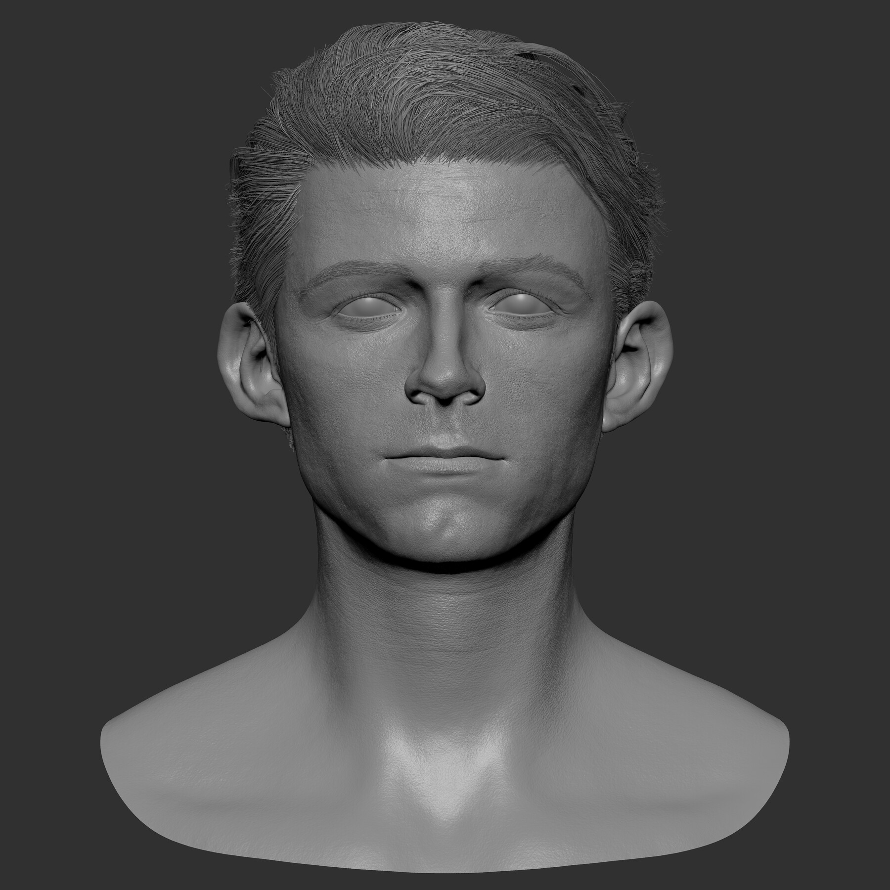 ArtStation - Tom Holland's Head | Game Assets