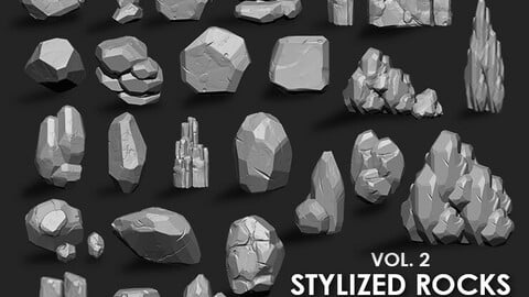 Stylized Rock IMM Brushes 21 in one Vol. 2