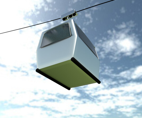 ArtStation Cable Car Game Assets