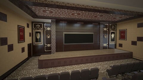 Theater 3D Model