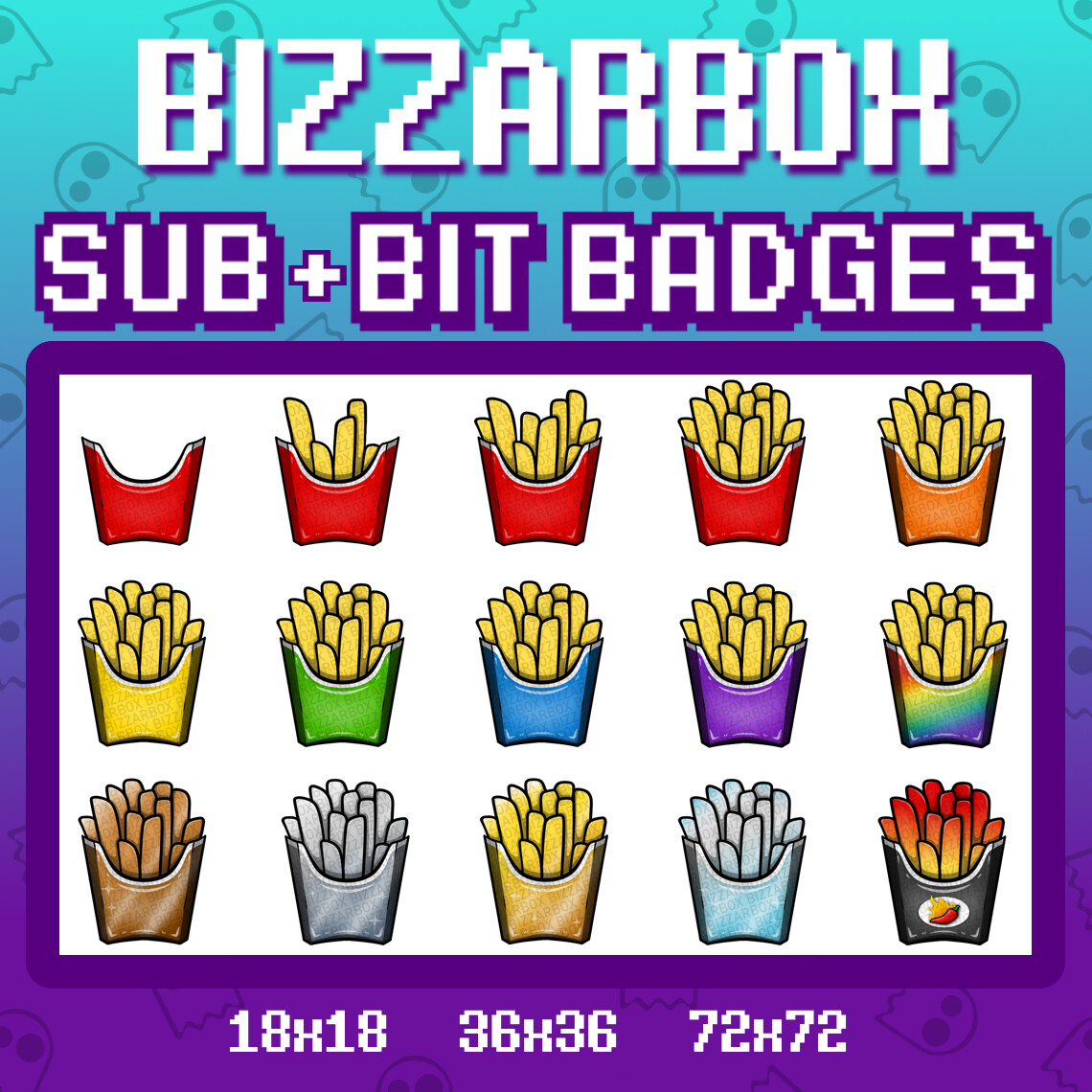 ArtStation - Twitch Sub Badges: Hot Dogs