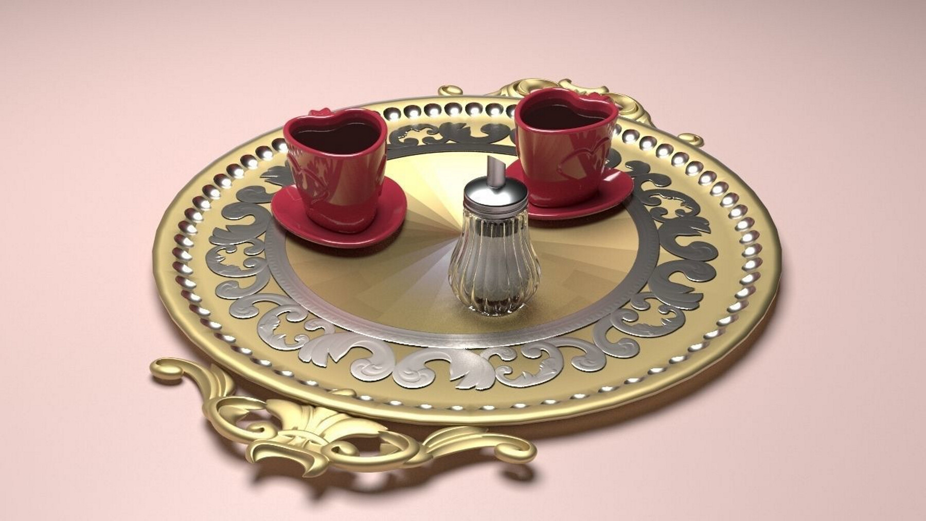 ArtStation Coffee Service Tray Resources