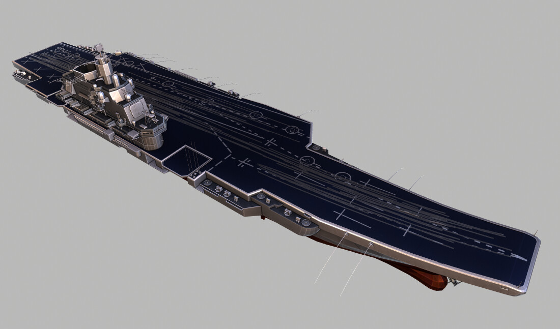 ArtStation - Aircraft Carrier | Game Assets