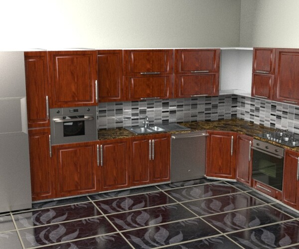 ArtStation - Flush Kitchen | Resources