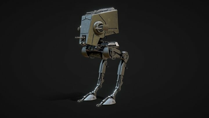 ArtStation - AT-ST Star Wars | Resources