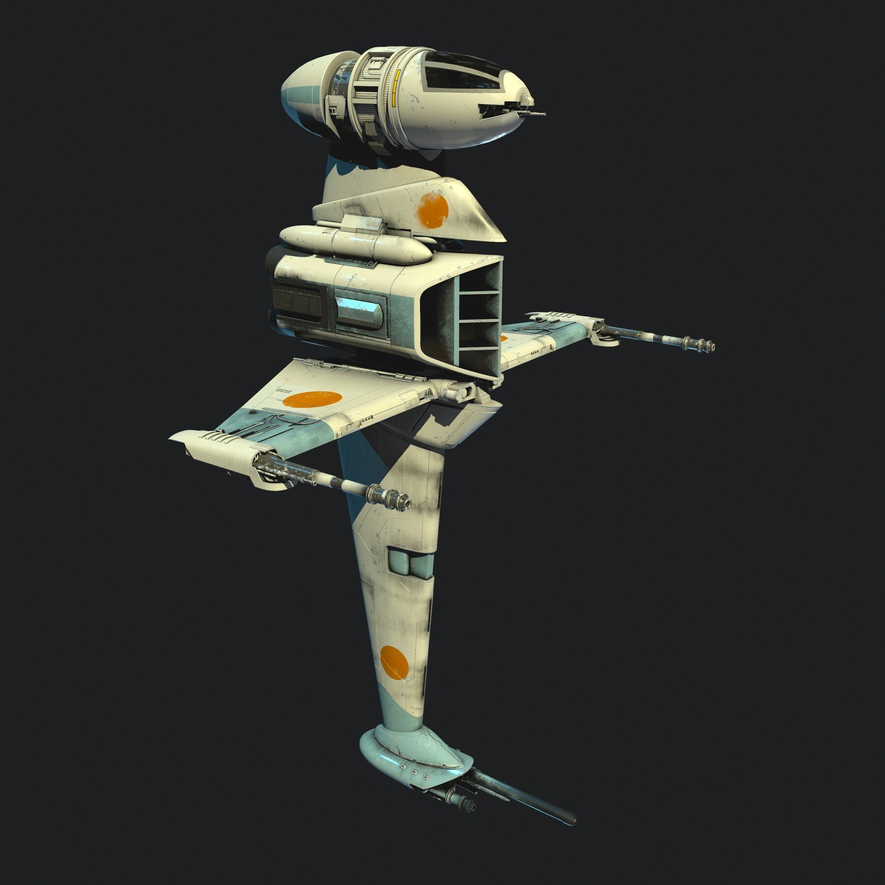 ArtStation - B Wing Star Wars | Resources