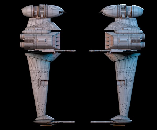 ArtStation - B Wing Star Wars | Resources