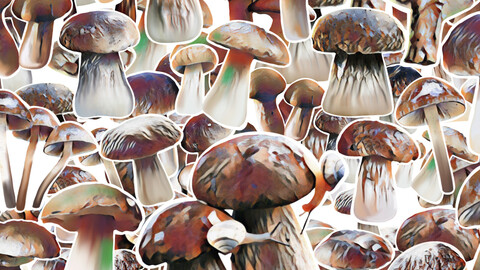 Brown Mushrooms 30 psc