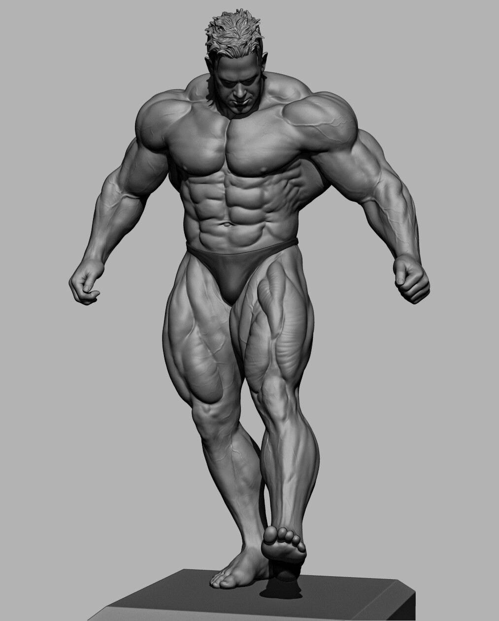 Bodybuilder Mann Charakter T-Pose 3D-Modell - TurboSquid 2046589